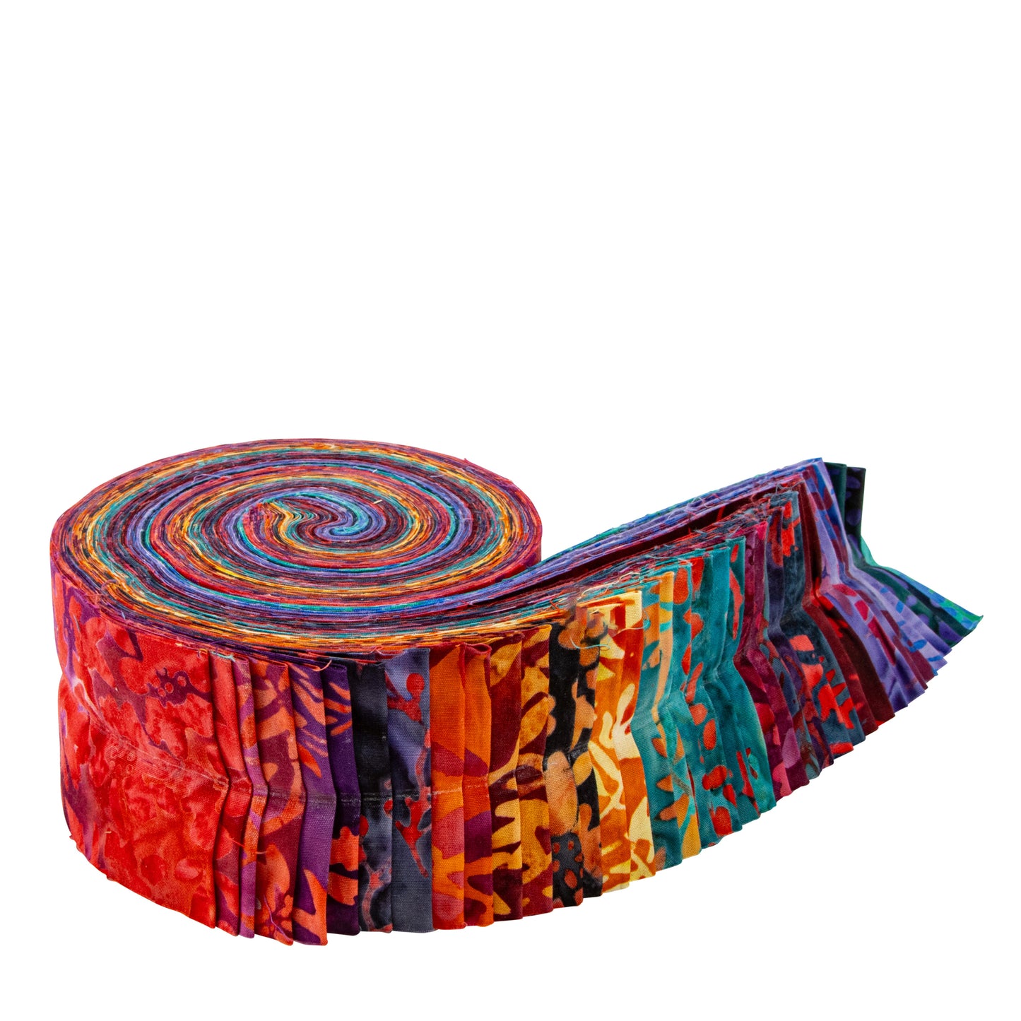 Seaside Sunset Expressions Batiks Rolie Polie (40 pcs) by Riley Blake Designs