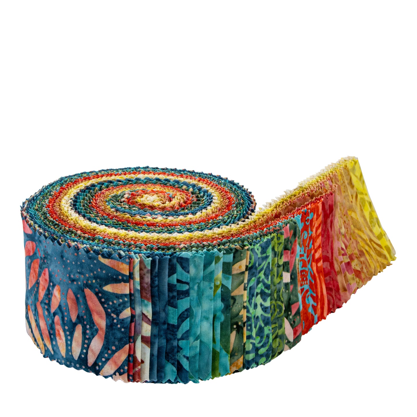 Carnival Glass Expressions Batiks Rolie Polie (40 pcs) by Riley Blake Designs