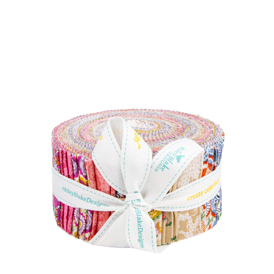 Liberty Flower Shop Rolie Polie (40 pcs) by Liberty Fabrics for Riley Blake Designs