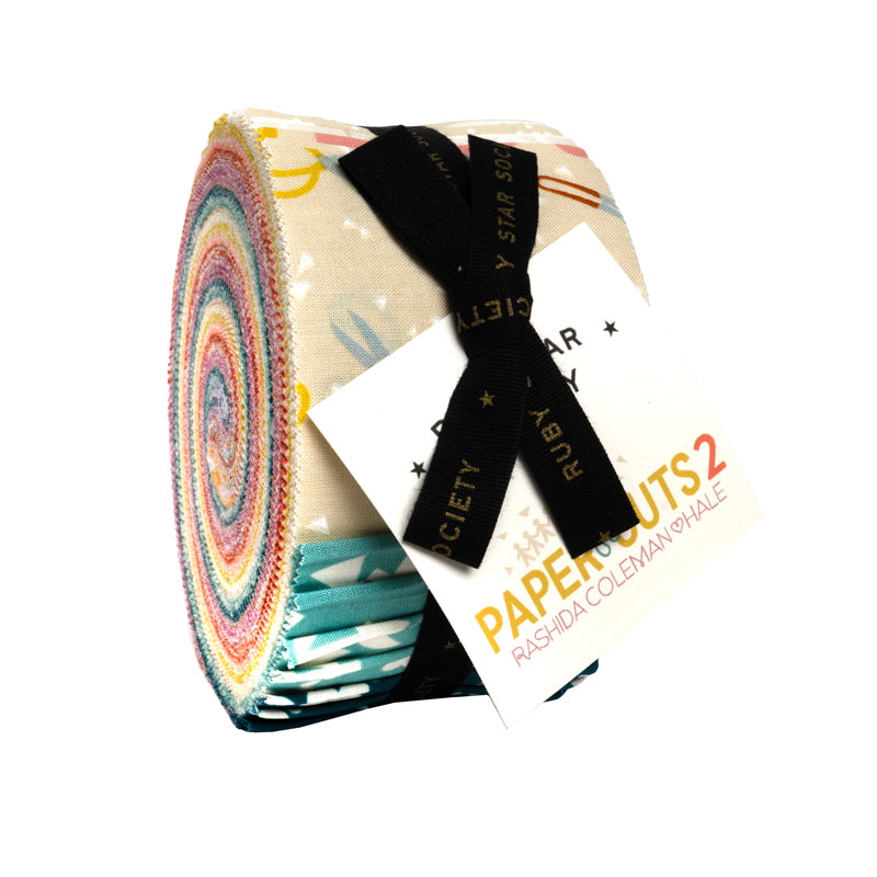 Paper Cuts 2 Jelly Roll (40 pcs) by Rashida Coleman-Hale for Ruby Star Society