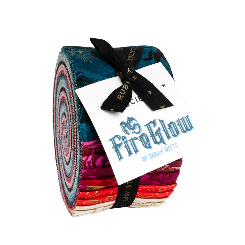 FireGlow Jelly Roll (40 pieces) by Sarah Watts for Ruby Star Society (RS2131JR)
