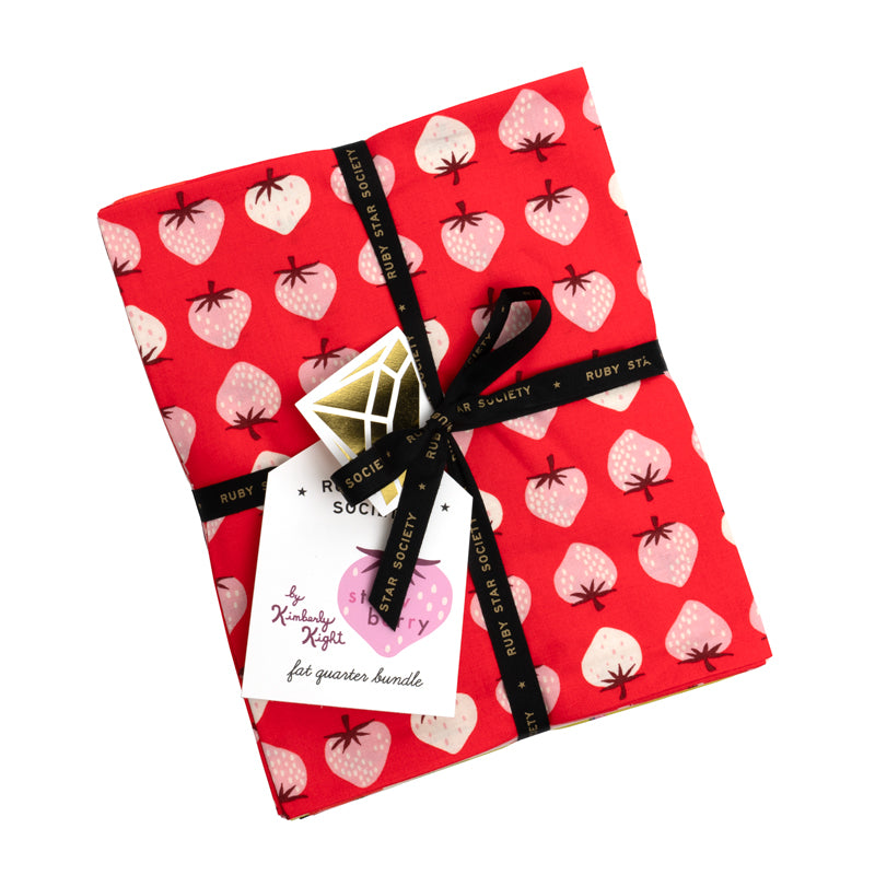 Strawberry Fat Quarter Bundle (21 pcs) by Kimberly Kight for Ruby Star Society