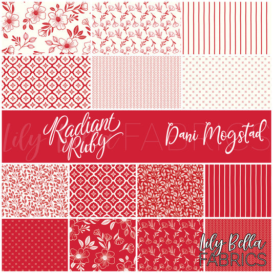 Radiant Ruby 10 Inch Stacker (42 pcs) by Dani Mogstad for Riley Blake Designs