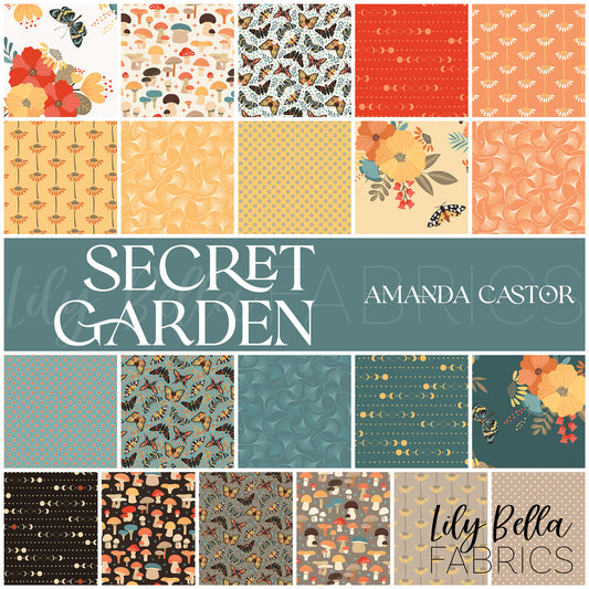 Secret Garden 10 Inch Stacker (42 pcs) by Amanda Castor for Riley Blake Designs
