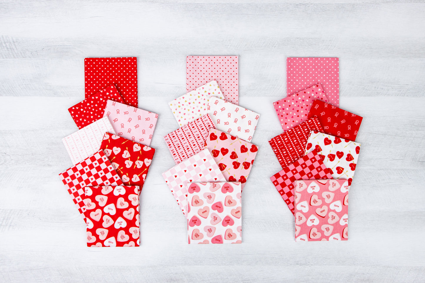 Sweetheart Fat Quarter Bundle (21 pcs) by My Mind's Eye for Riley Blake