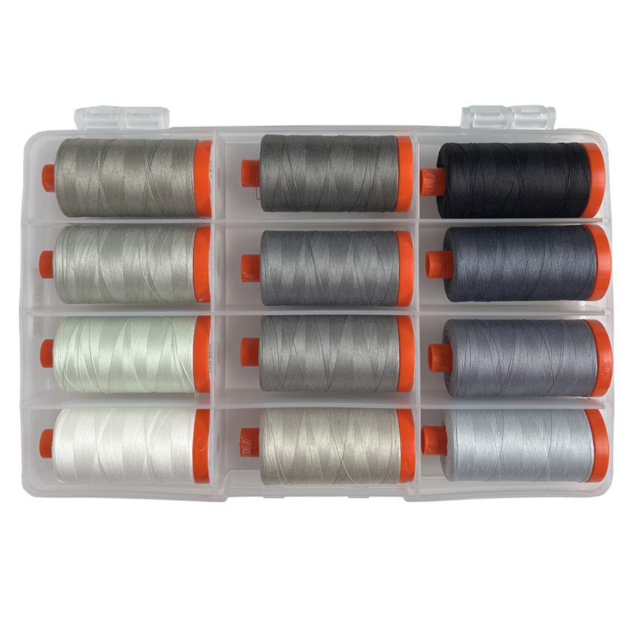 Graywork Thread Collection by Tula Pink for Aurifil at Lily Bella Fabrics