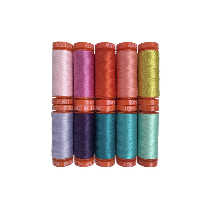 Moon Garden Thread (10 small spools, 50WT) by Tula Pink for Aurifil