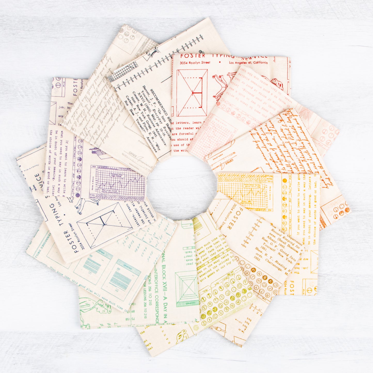 TYPE/ography Backgrounds Fabric Collection by Lori Holt for Riley Blake Designs at Lily Bella Fabrics