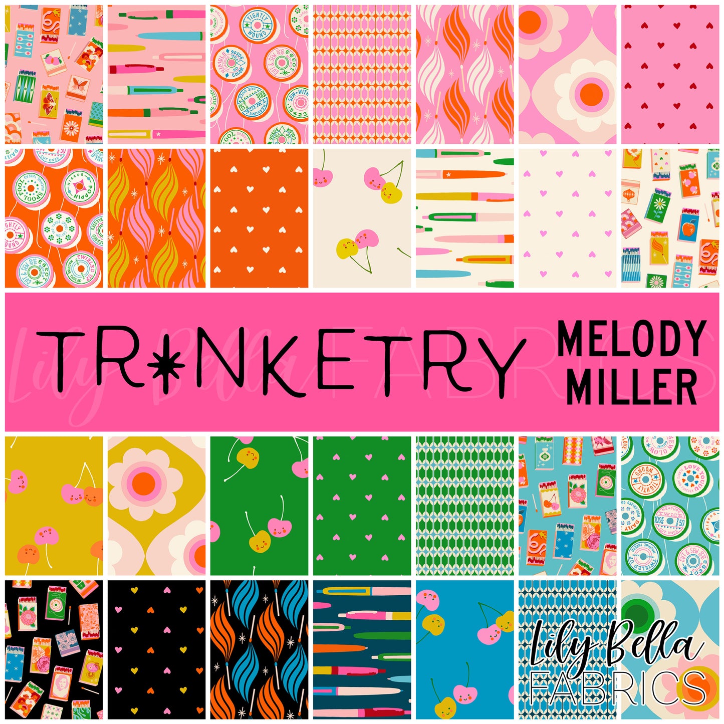 Trinketry Layer Cake (42 pcs) by Melody Miller for Ruby Star Society