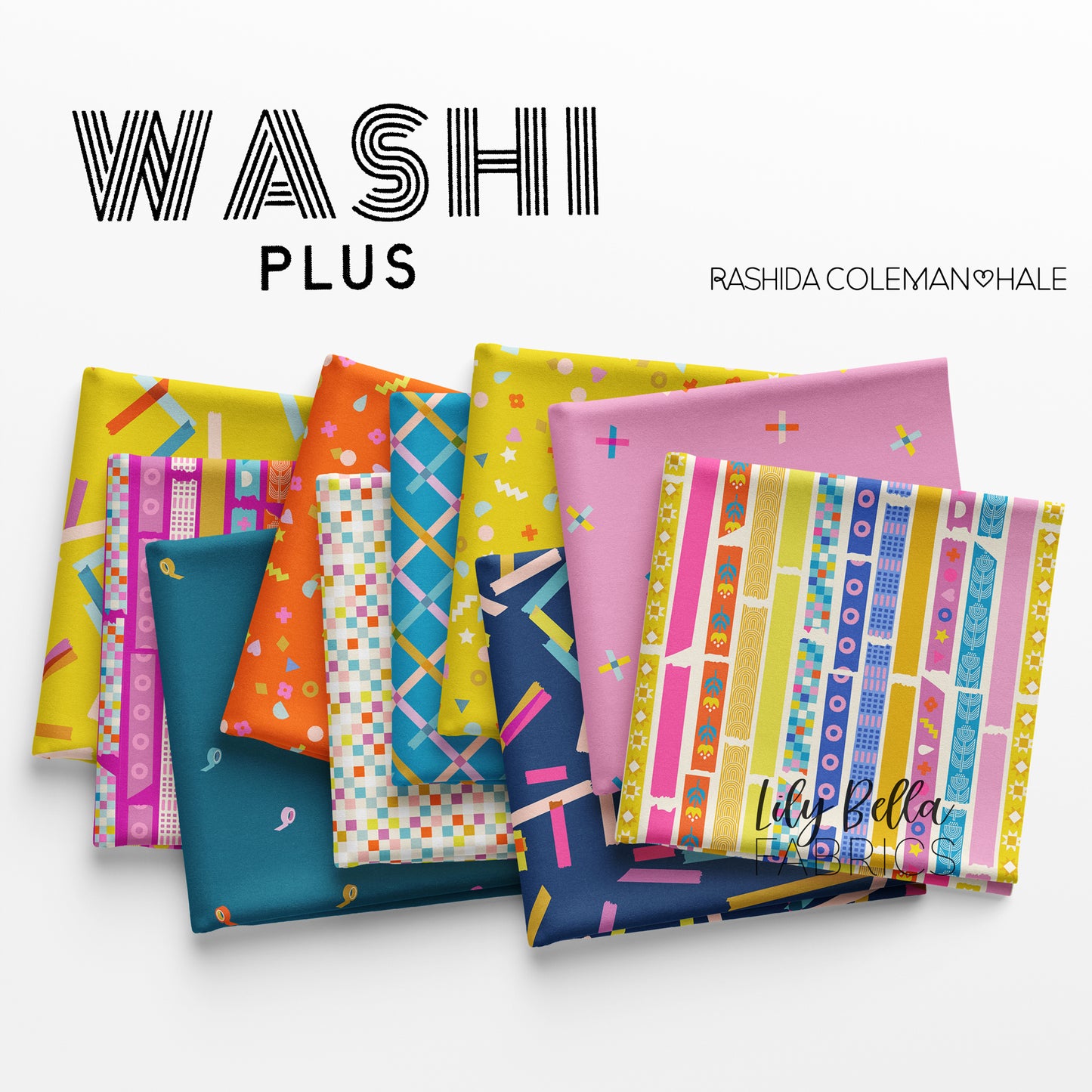 Washi Plus Layer Cake (42 pcs) by Rashida Coleman-Hale for Ruby Star Society
