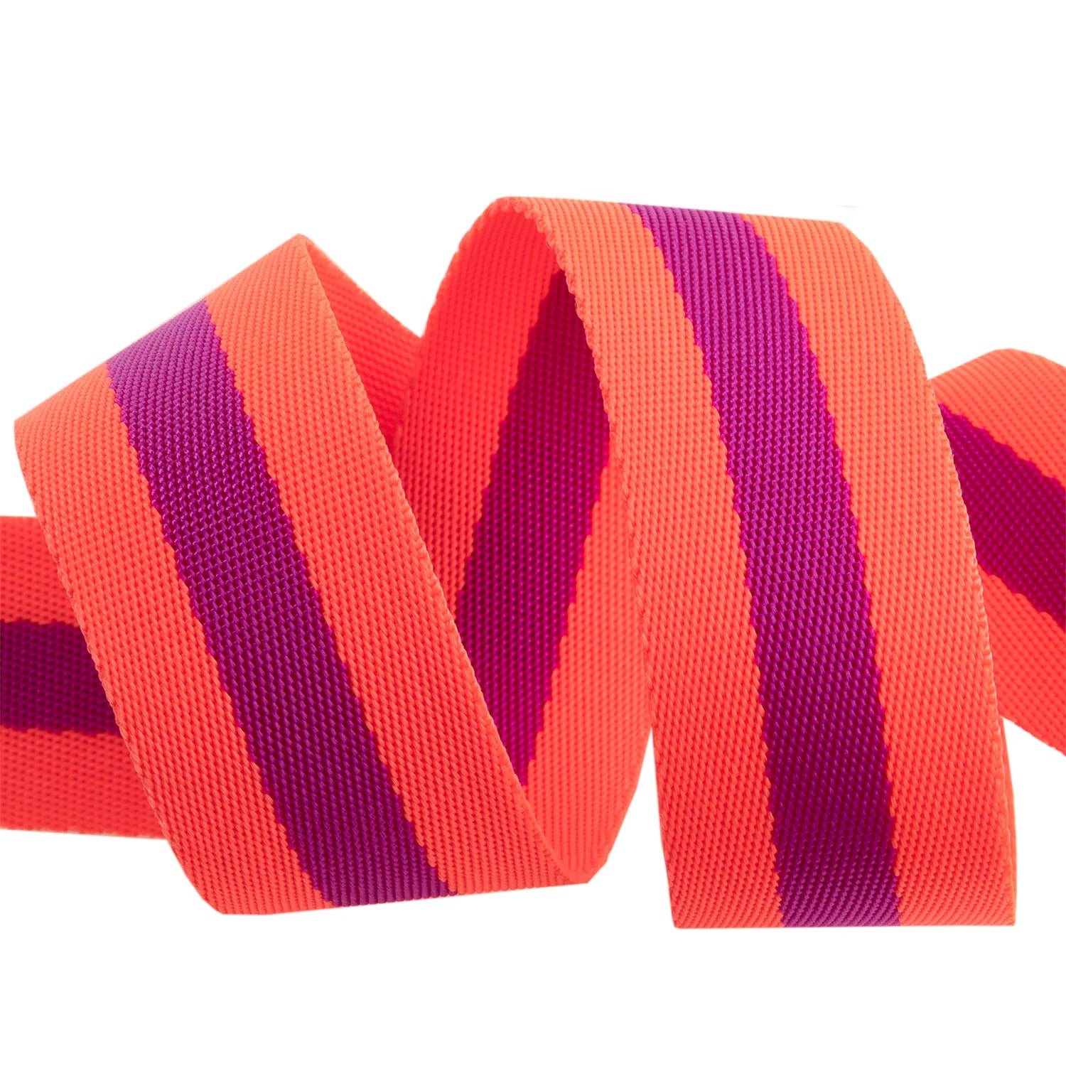 Watermelon Plum Nylon Webbing by Tula Pink for Renaissance Ribbons (TK9038 01 2YD)