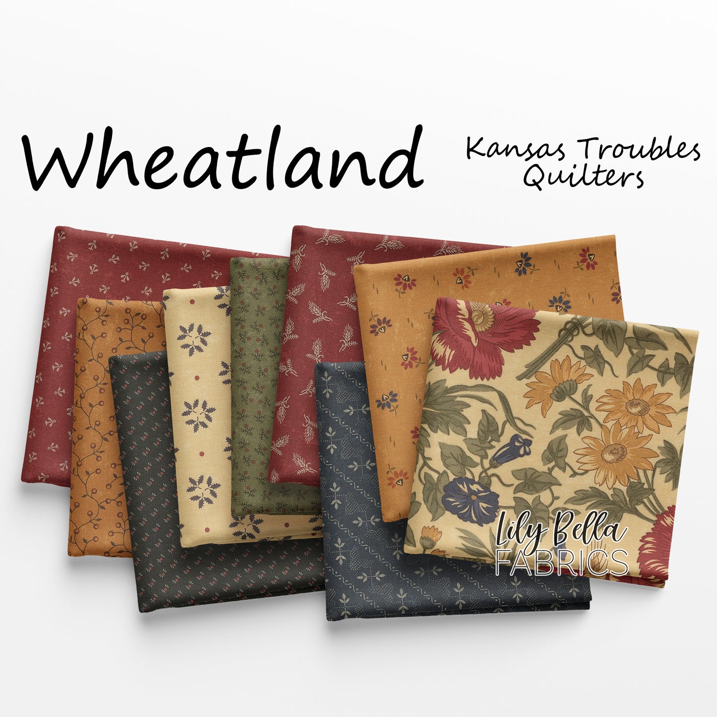 Wheatland Layer Cake (42 pcs) by Kansas Troubles Quilters for Moda