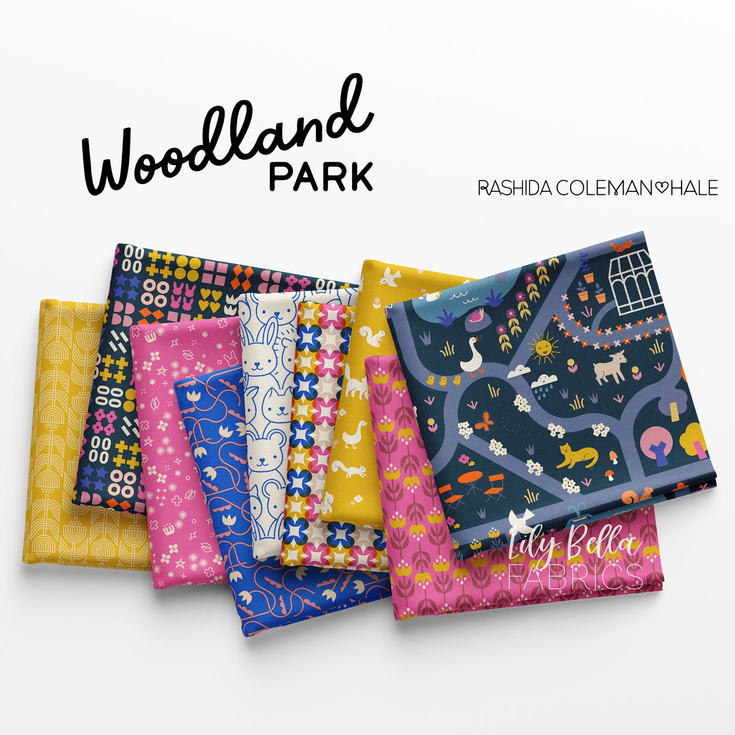 Woodland Park Fat Quarter Bundle (26 pcs) by Rashida Coleman-Hale for Ruby Star Society