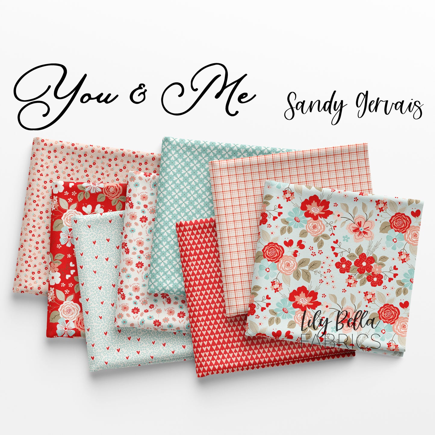 You and Me 10 Inch Stacker (42 pcs) by Sandy Gervais for Riley Blake