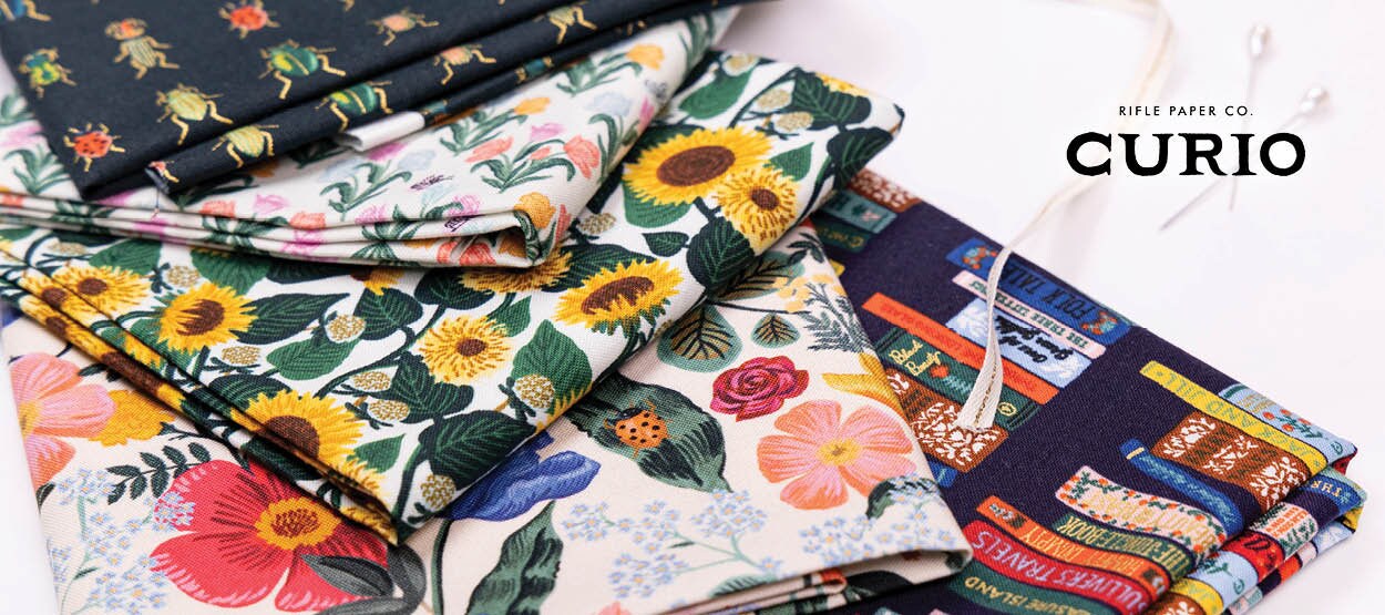 Curio Fat Quarter Bundle (25 pcs) by Rifle Paper Co. for Cotton+Steel