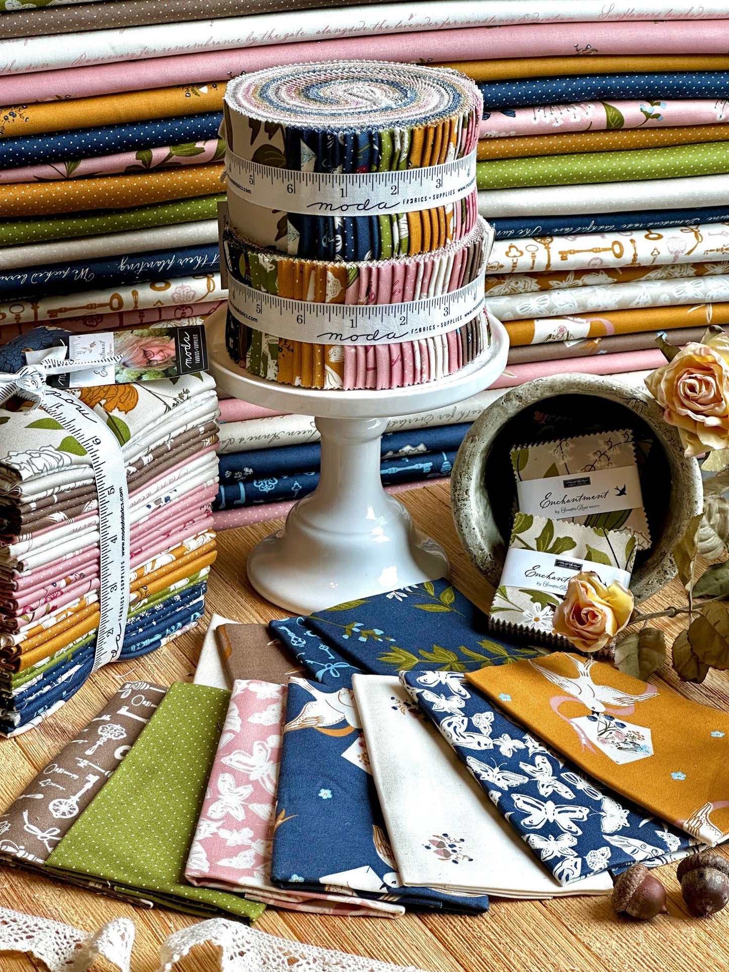 Enchantment Fat Quarter Bundle (30 pcs) by Sweetfire Road Design Co. for Moda