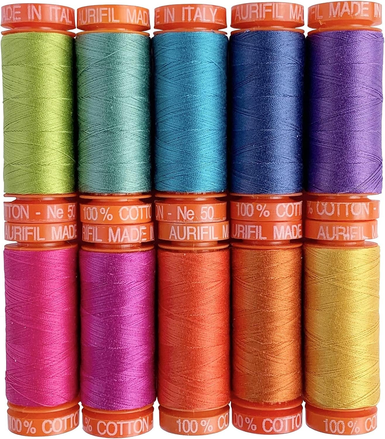 Dragon's Breath Thread (10 small spools, 50WT) by Tula Pink for Aurifil