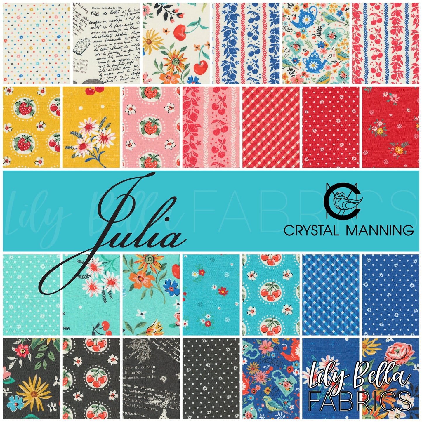 Julia Layer Cake (42 pcs) by Crystal Manning for Moda