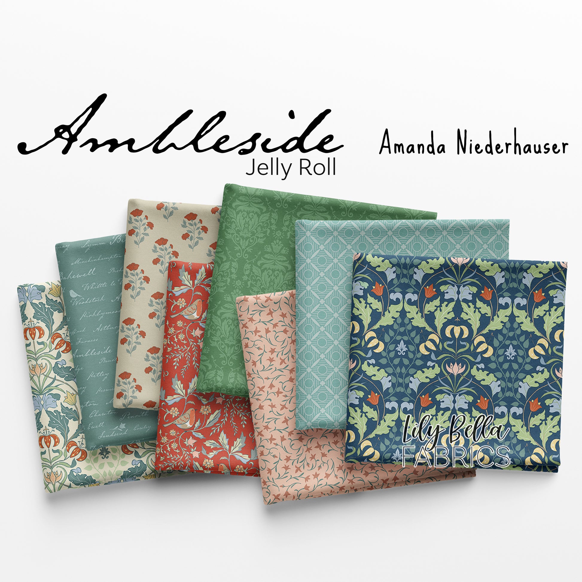 Ambleside Rolie Polie (40 pieces) by Amanda Niederhauser for Riley Blake Designs (RP-17110-40)