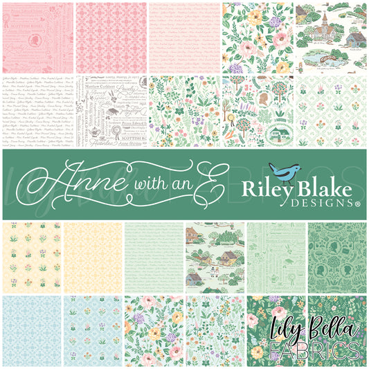 Anne with an E Fabric Collection by Riley Blake Designs at Lily Bella Fabrics