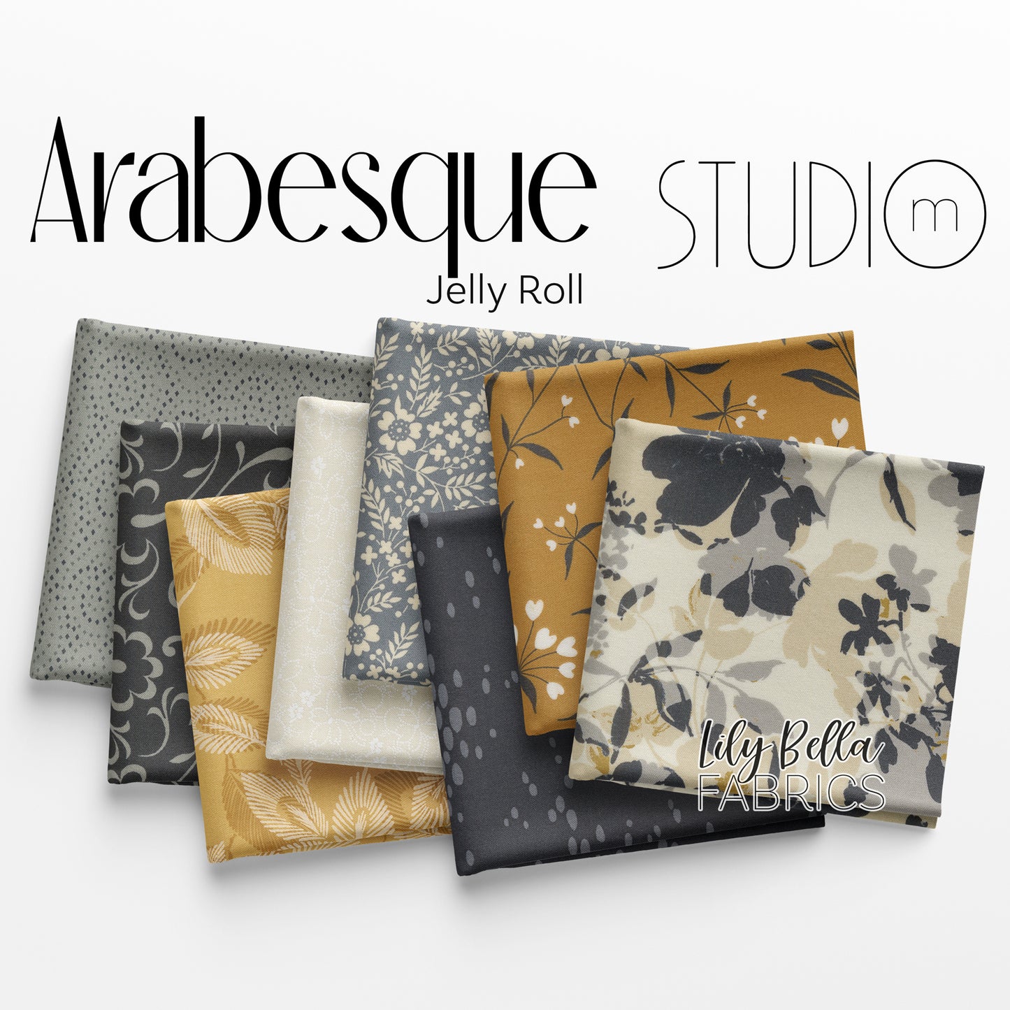 Arabesque Jelly Roll (40 pieces) by Studio M for Moda (33830JR)