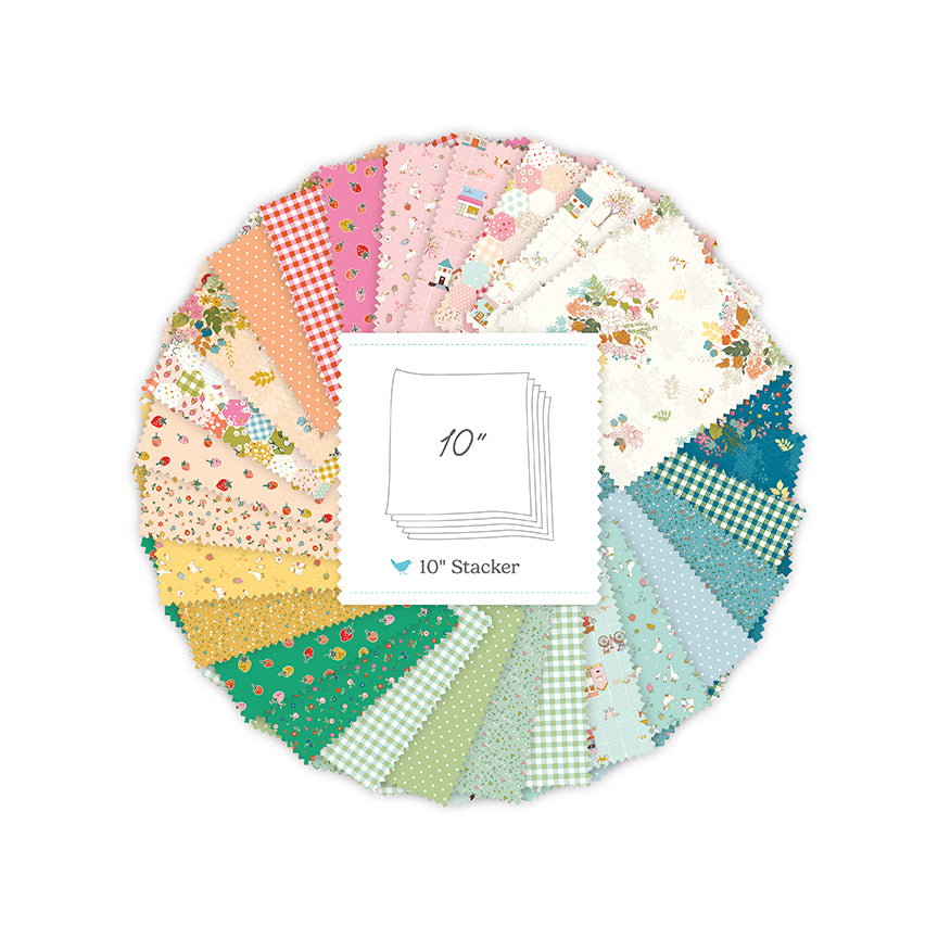 Ashmere 10 Inch Stacker (42 pieces) by Minki Kim for Riley Blake Designs (10-18890-42)