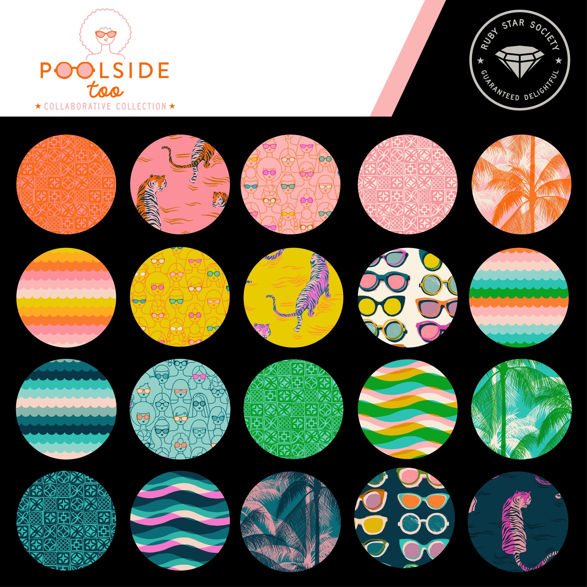 Poolside Too Fabric Collection by Ruby Star Society Collaborative at Lily Bella Fabrics