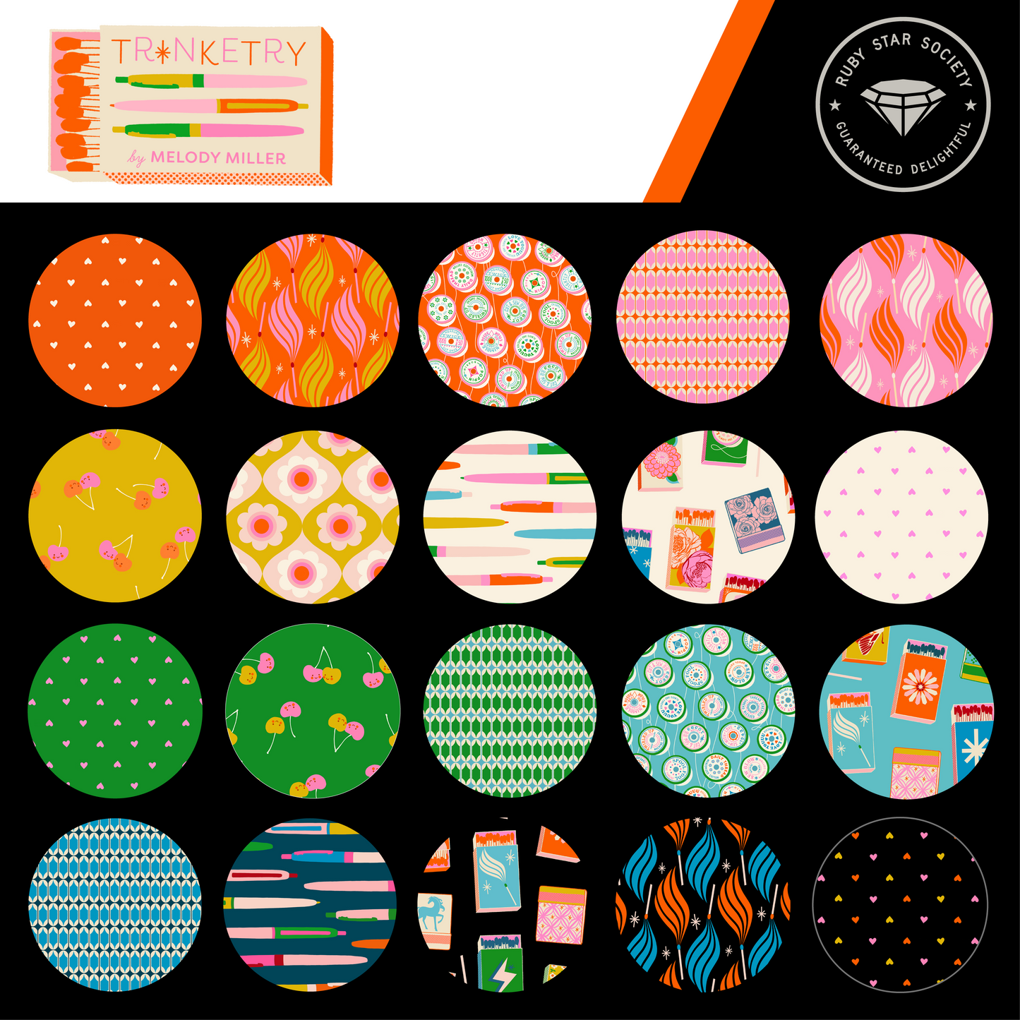Trinketry Layer Cake (42 pcs) by Melody Miller for Ruby Star Society