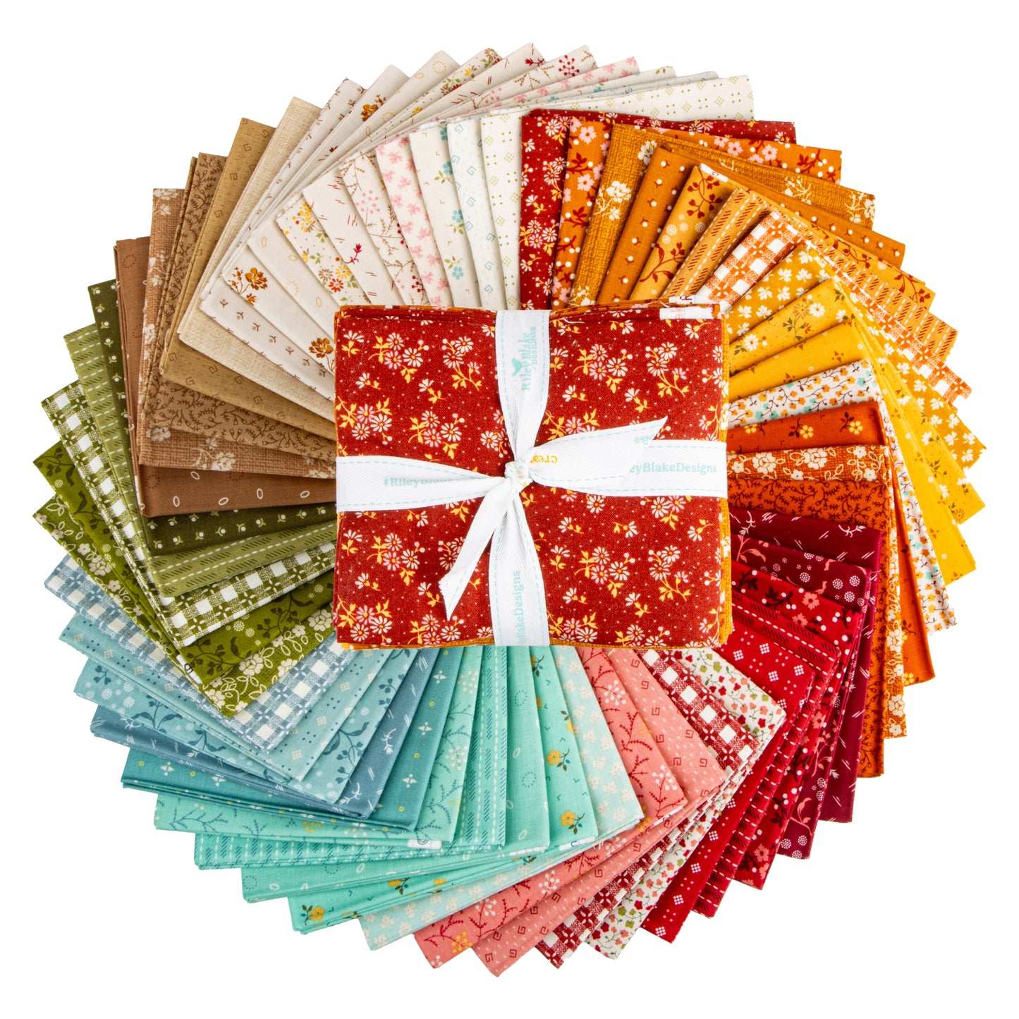 Baked with Love Fat Quarter Bundle (53 pieces) by Lori Holt for Riley Blake Designs (FQ-17780-53)