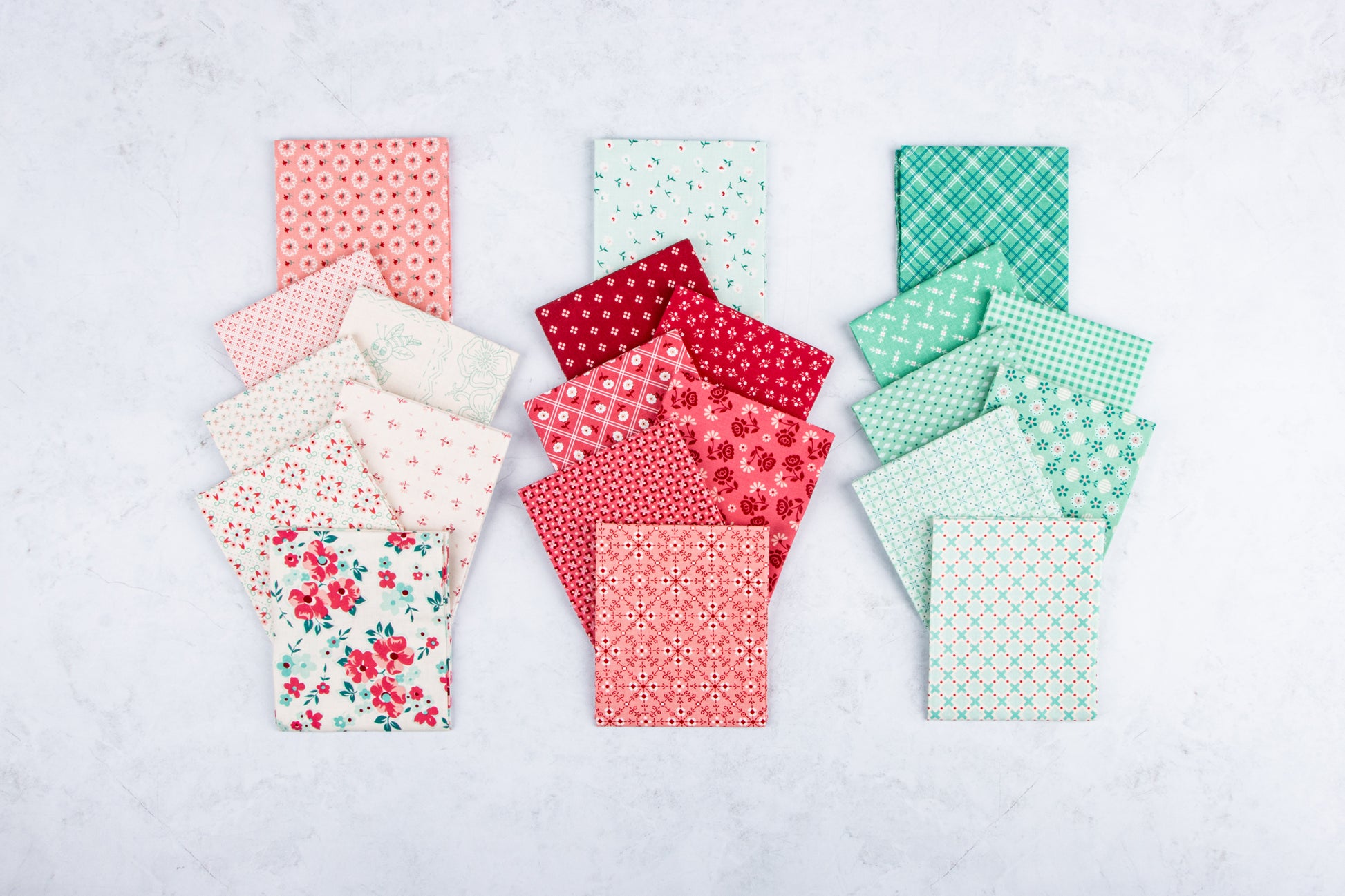 Berry and Sage Fabric Collection by Lori Holt for Riley Blake Designs at Lily Bella Fabrics