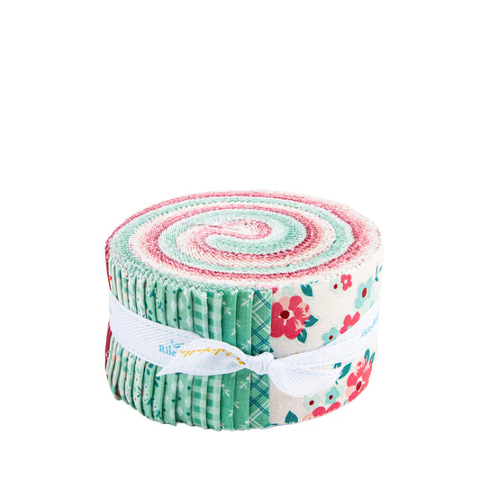 Berry and Sage Rolie Polie (40 pieces) by Lori Holt for Riley Blake Designs (RP-17380-40)