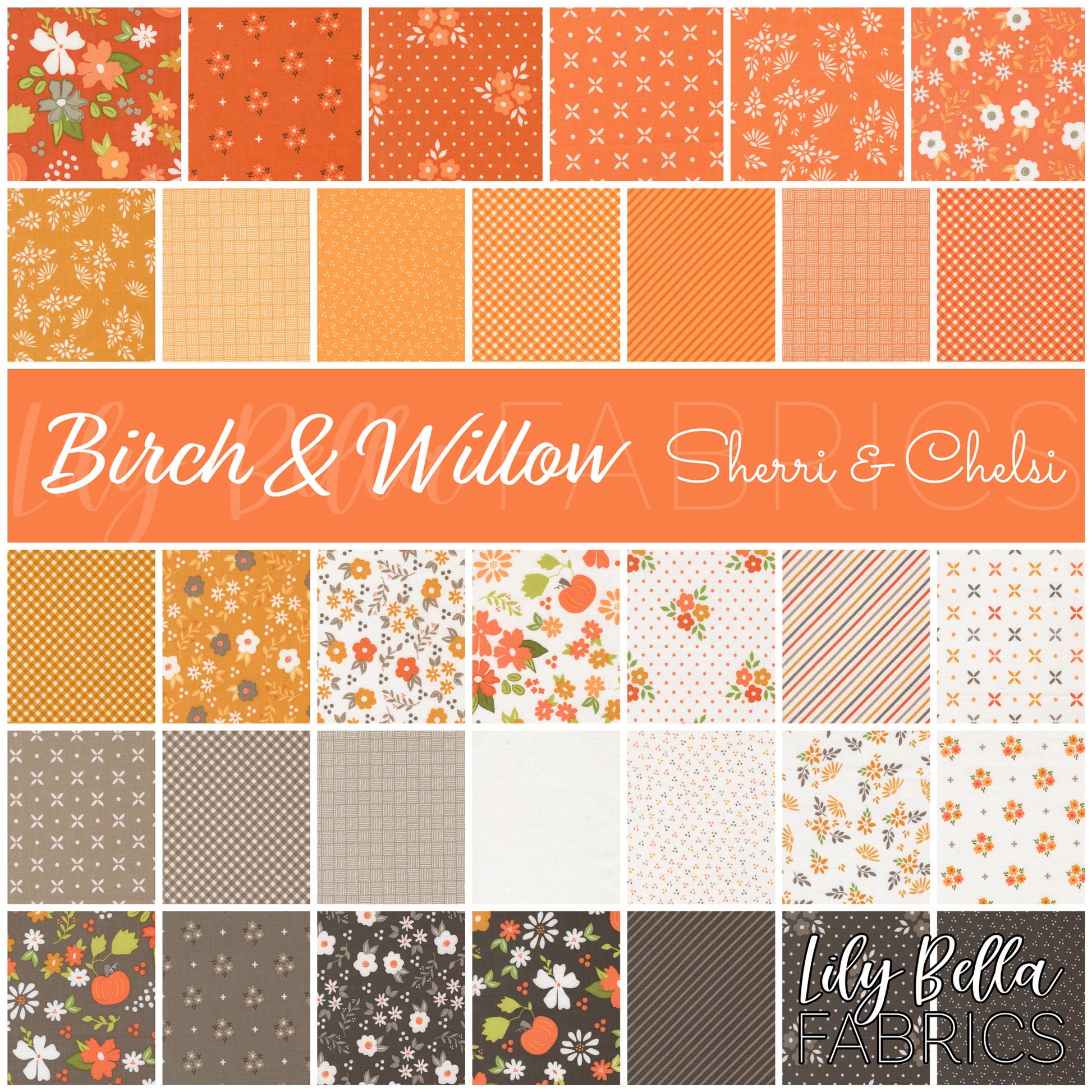 Birch and Willow Fabric Collection by Sherri and Chelsi for Moda at Lily Bella Fabrics