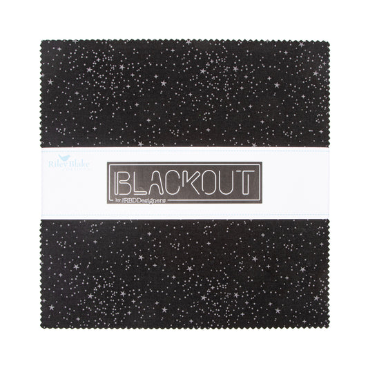 Blackout 10 Inch Stacker (42 pieces) by The RBD Designers for Riley Blake Designs (10-16240-42)