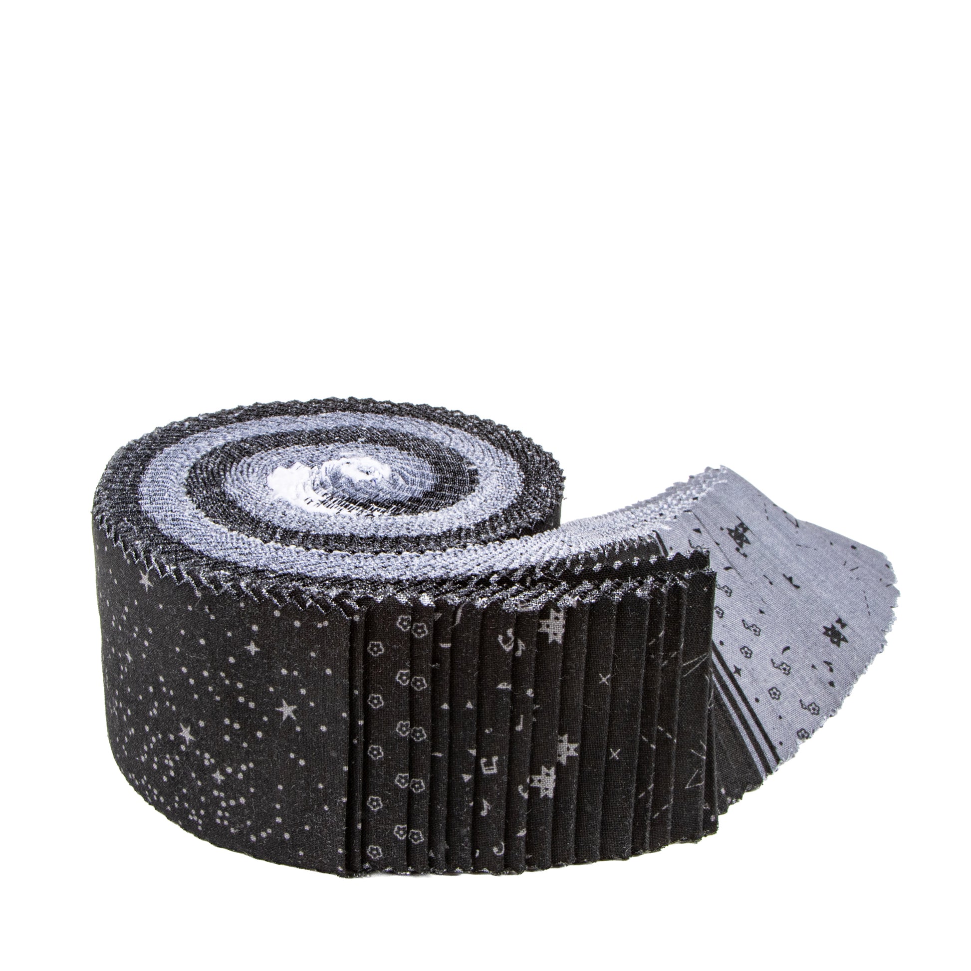 Blackout Rolie Polie (40 pieces) by The RBD Designers for Riley Blake Designs (RP-16240-40)