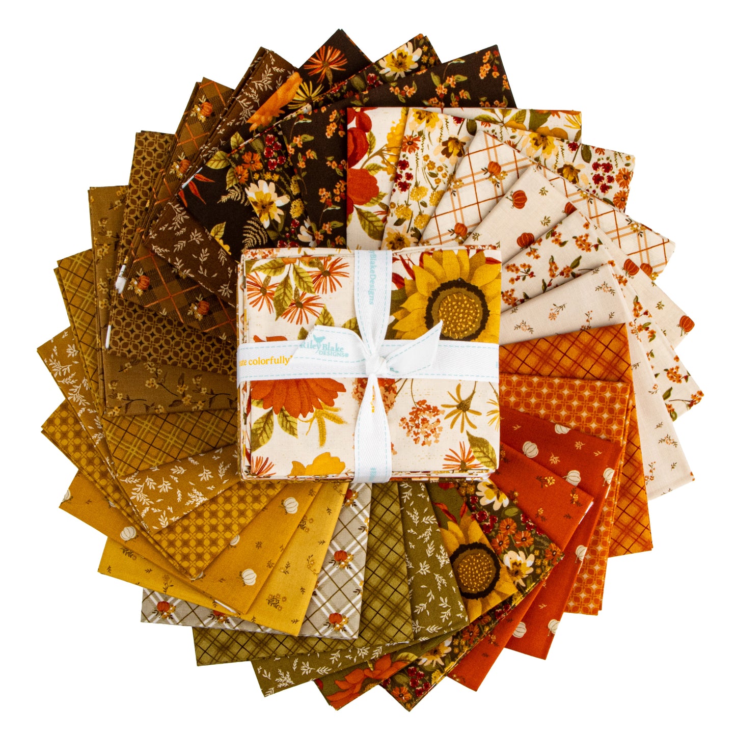 Bountiful Fat Quarter Bundle (27 pieces) by Sandy Gervais for Riley Blake Designs (FQ-17860-27)