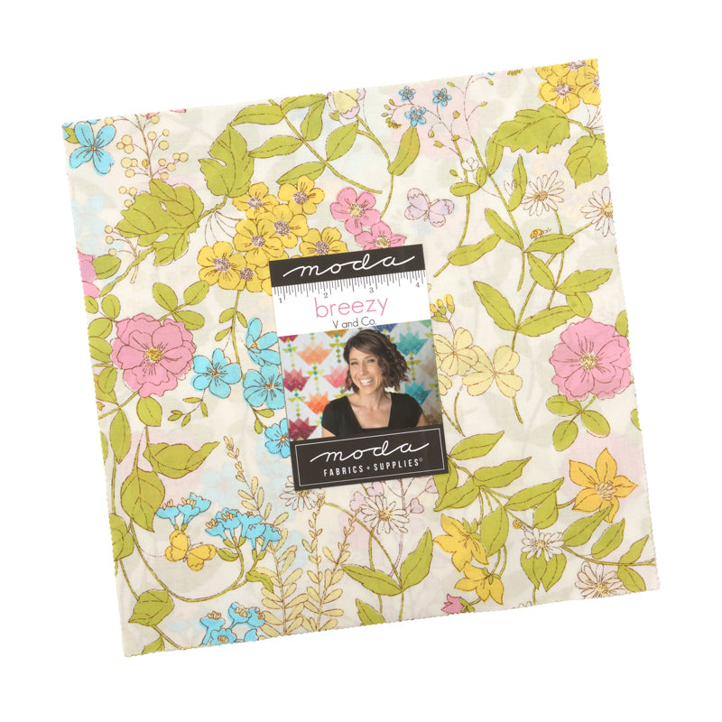 Breezy Layer Cake (42 pieces) by V and Co. for Moda (10878LC)