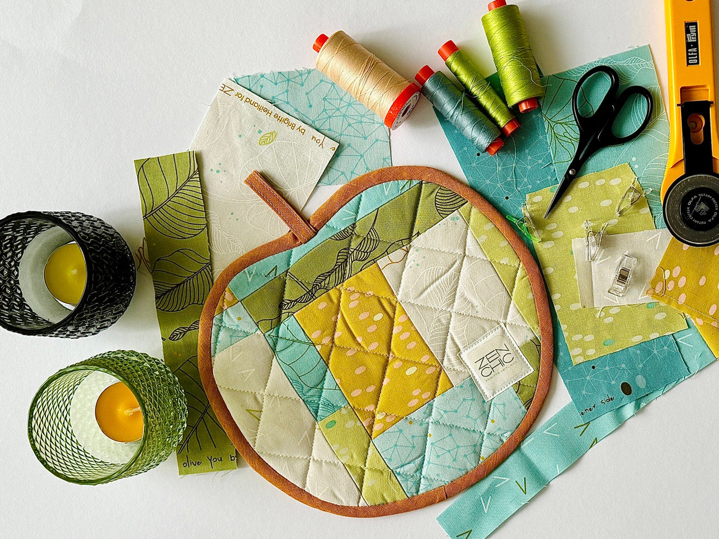 Olive You Fat Quarter Bundle (28 pcs) by Zen Chic for Moda