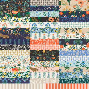 Camont Fat Quarter Bundle (34 pcs) by Rifle Paper Co. for Cotton and Steel