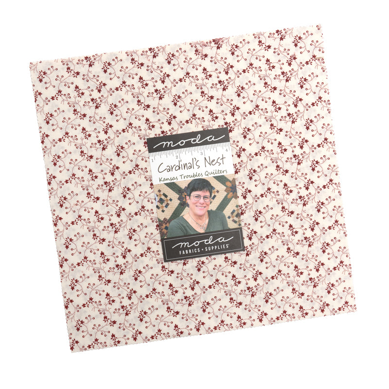 Cardinal's Nest Layer Cake (42 pieces) by Kansas Troubles Quilters for Moda (4620LC)
