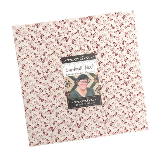 Cardinal's Nest Layer Cake (42 pieces) by Kansas Troubles Quilters for Moda (4620LC)