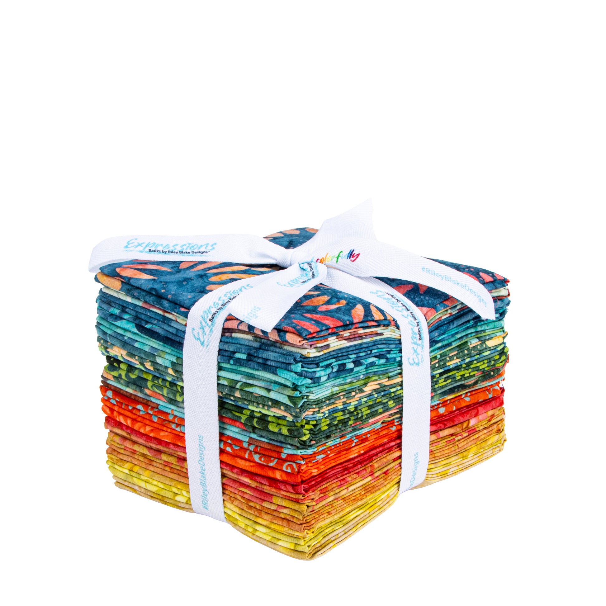 Carnival Glass Expressions Batiks Fat Quarter Bundle (20 pieces) by Riley Blake Designs (FQ-23366-20)