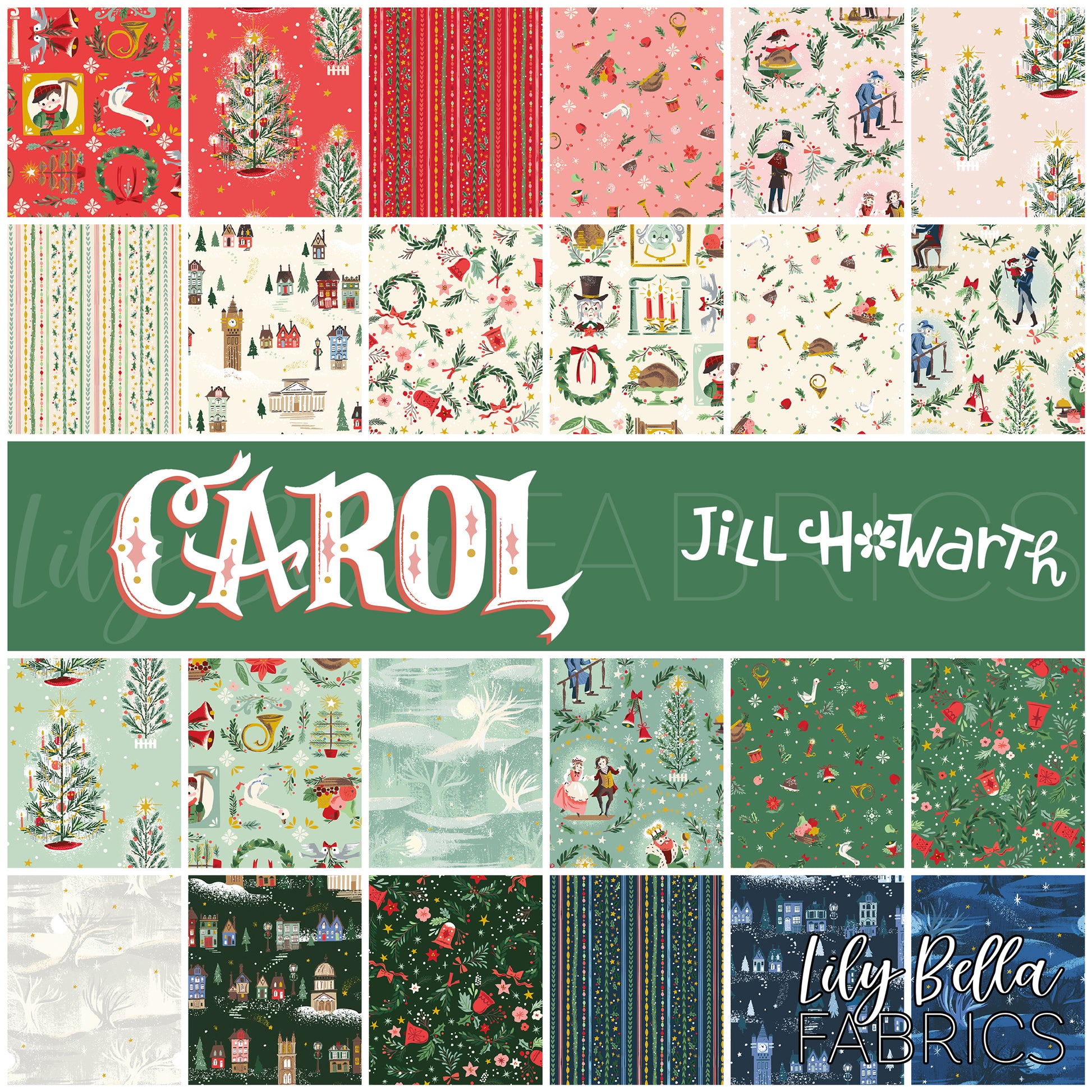 Carol Fabric Collection by Jill Howarth for Riley Blake Designs at Lily Bella Fabrics