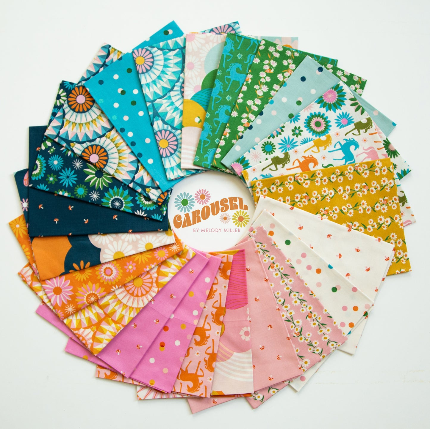 Carousel Fat Quarter Bundle (23 pcs) by Melody Miller for Ruby Star Society