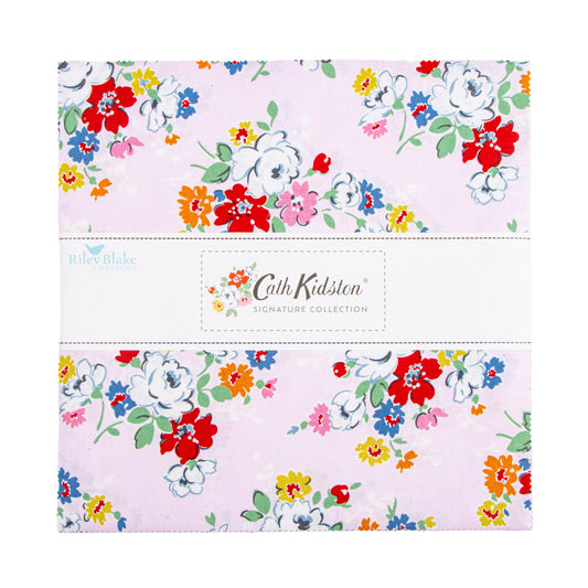 Cath Kidston Signature Collection 10 Inch Stacker (42 pieces) by Riley Blake Designs (10-18370-42)