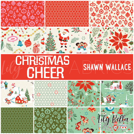 Christmas Cheer Fabric Collection by Shawn Wallace for Riley Blake Designs at Lily Bella Fabrics