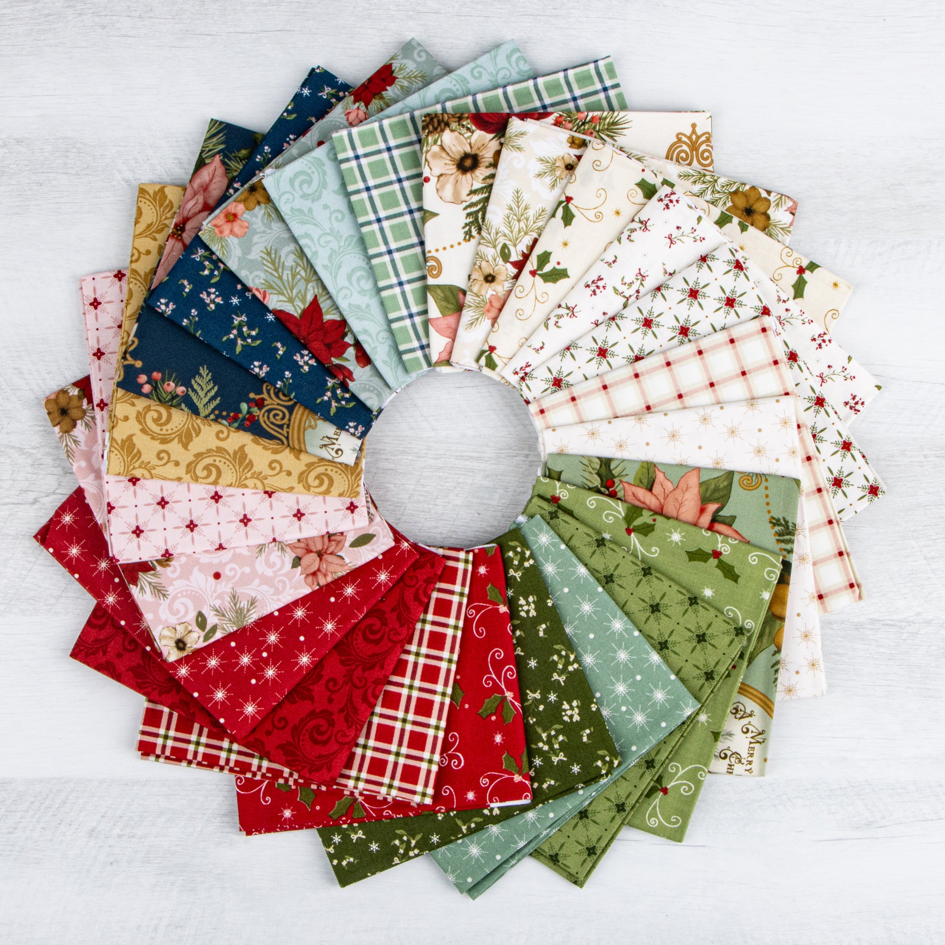 Christmas Greetings Fabric Collection by Sandy Gervais for Riley Blake Designs at Lily Bella Fabrics