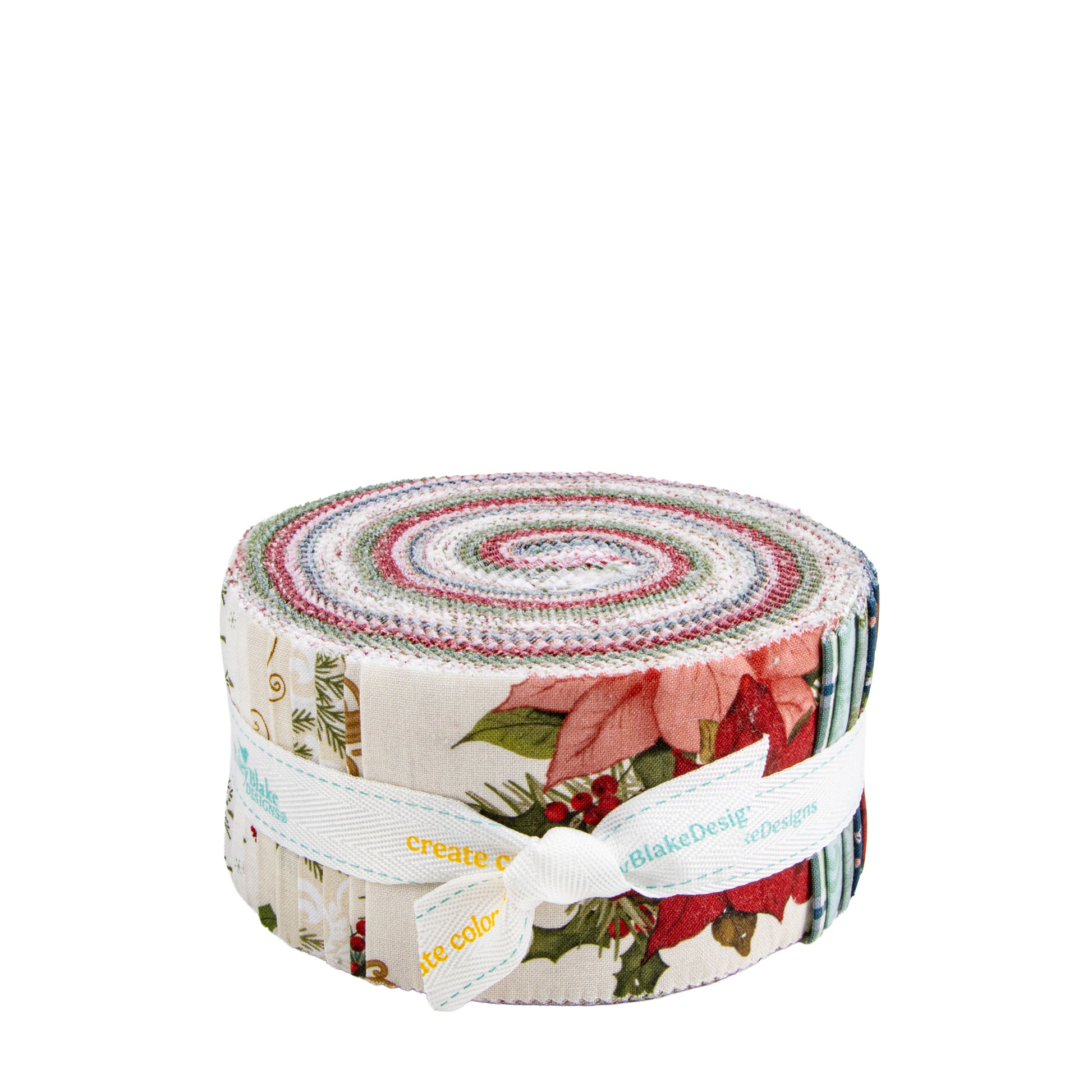 Christmas Greetings Rolie Polie (40 pieces) by Sandy Gervais for Riley Blake Designs (RP-17660-40)