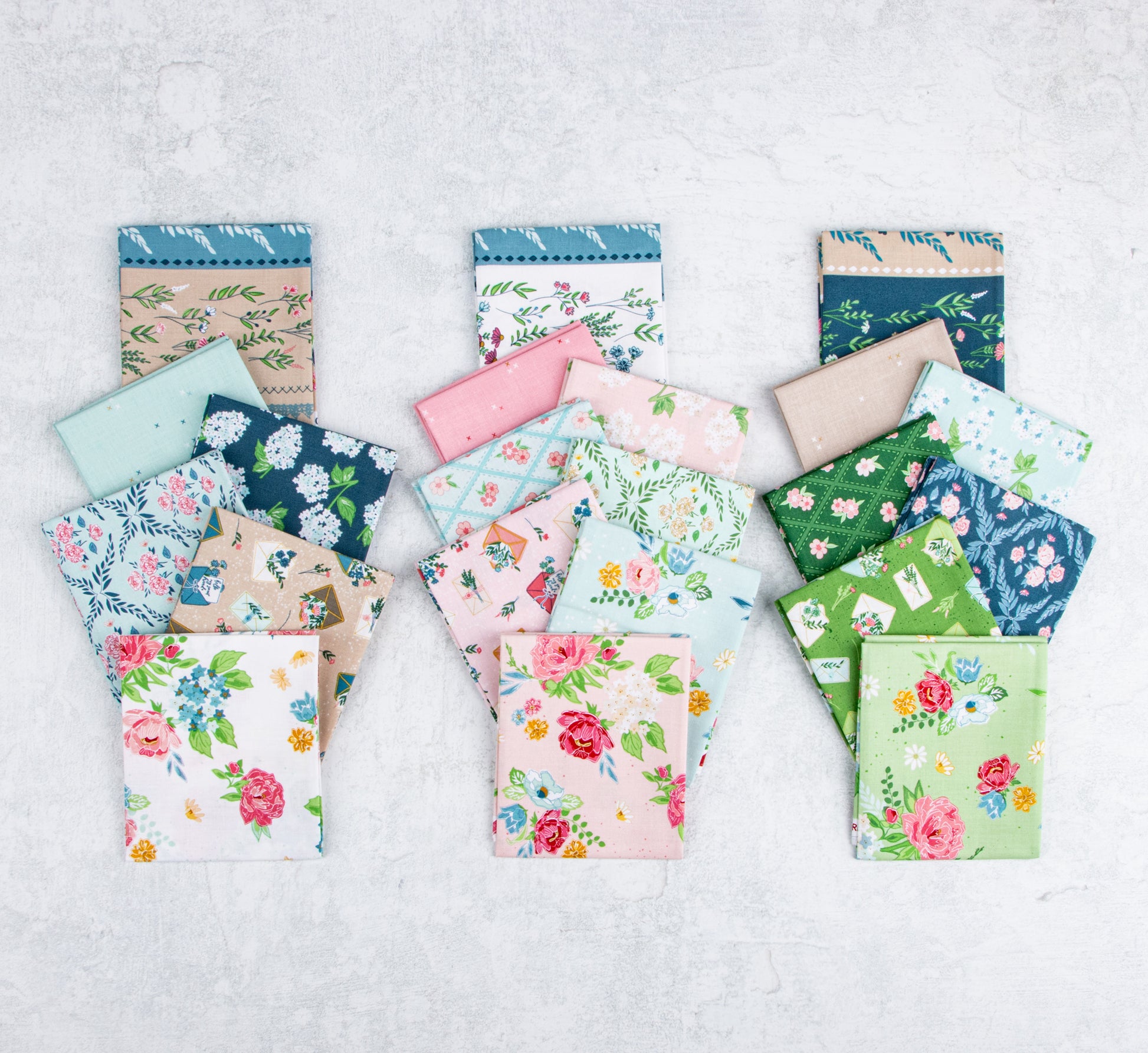 Correspondence Fabric Collection by Beverly McCullough for Riley Blake Designs at Lily Bella Fabrics