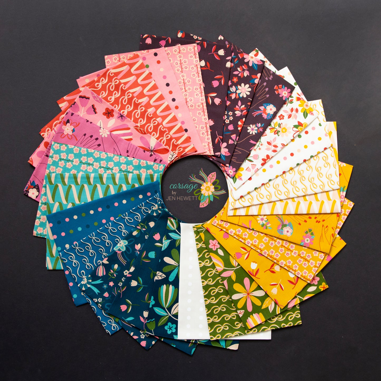 Corsage Fabric Collection by Jen Hewett for Ruby Star Society at Lily Bella Fabrics