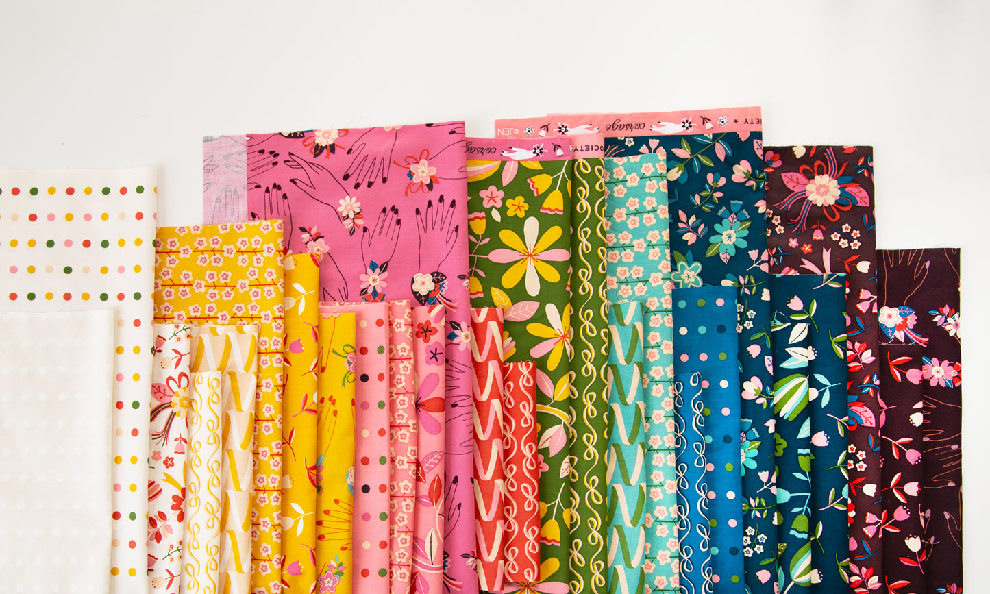 Corsage Fabric Collection by Jen Hewett for Ruby Star Society at Lily Bella Fabrics